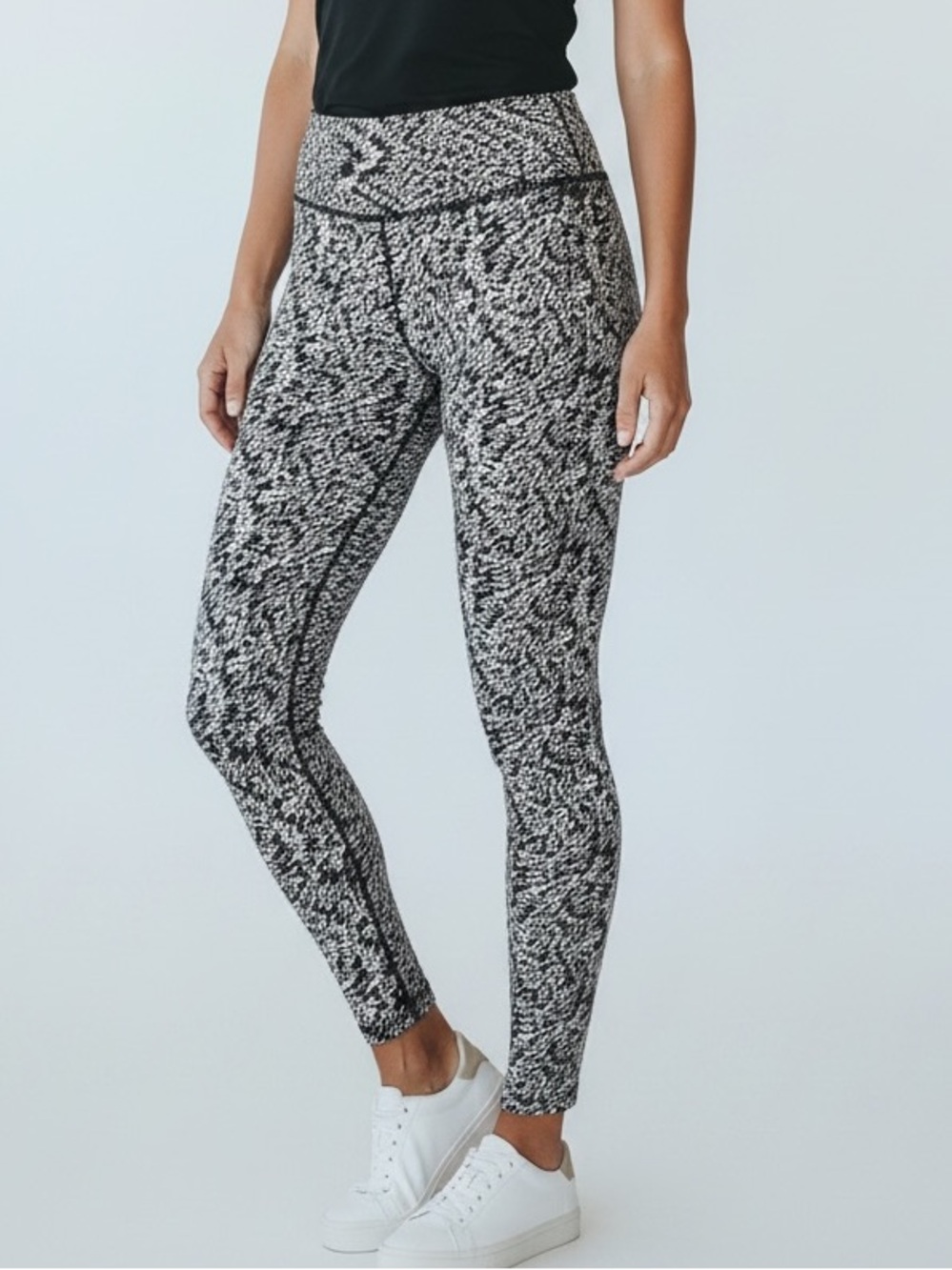 Nike Black & White Patterned Leggings